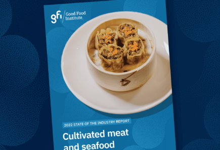 2022 cultivated meat and seafood state of the industry report cover